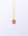 Best Teacher Ever Apple Pendant Necklace by Yellow Owl Workshop