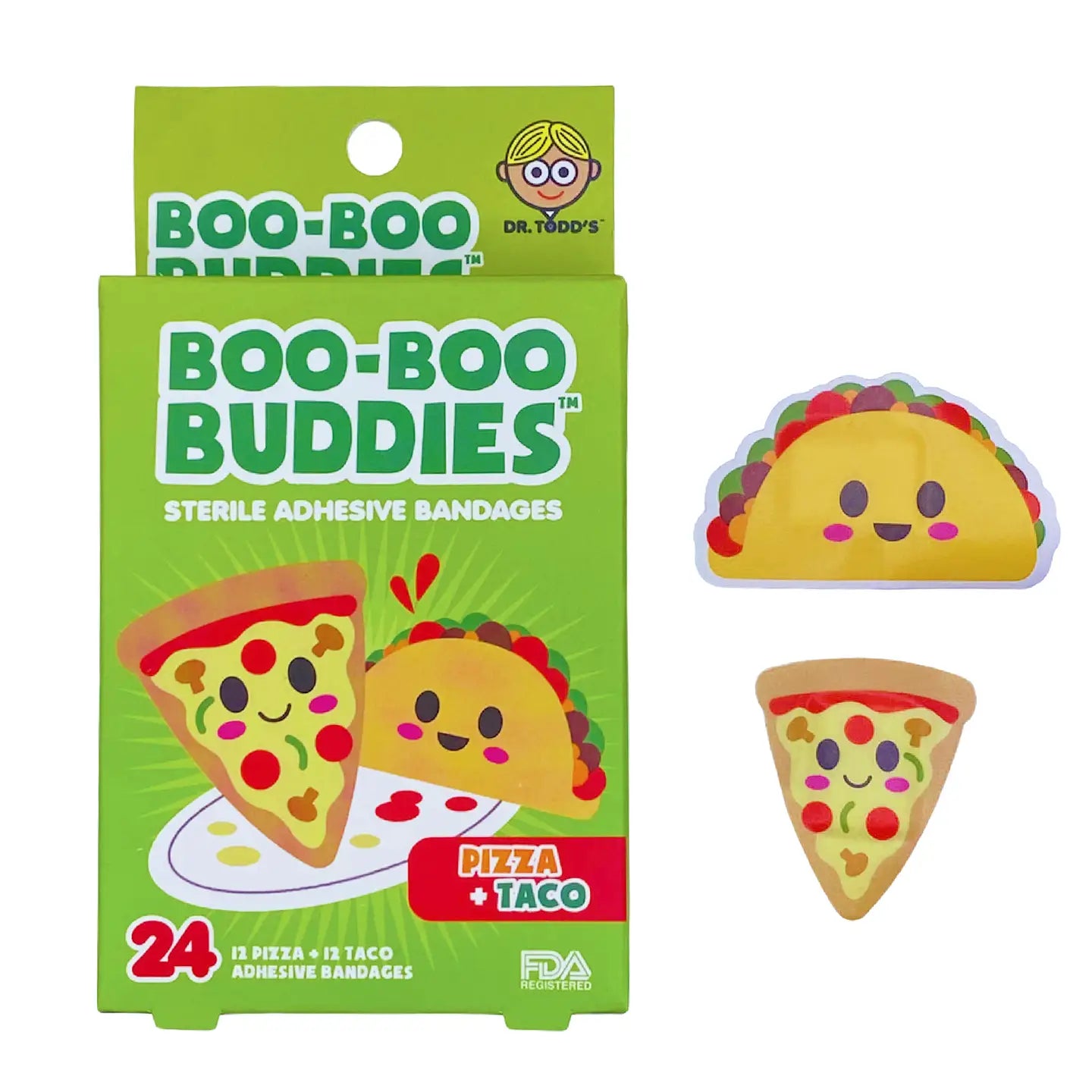 Pizza and Taco Bandages by Boo Boo Buddies