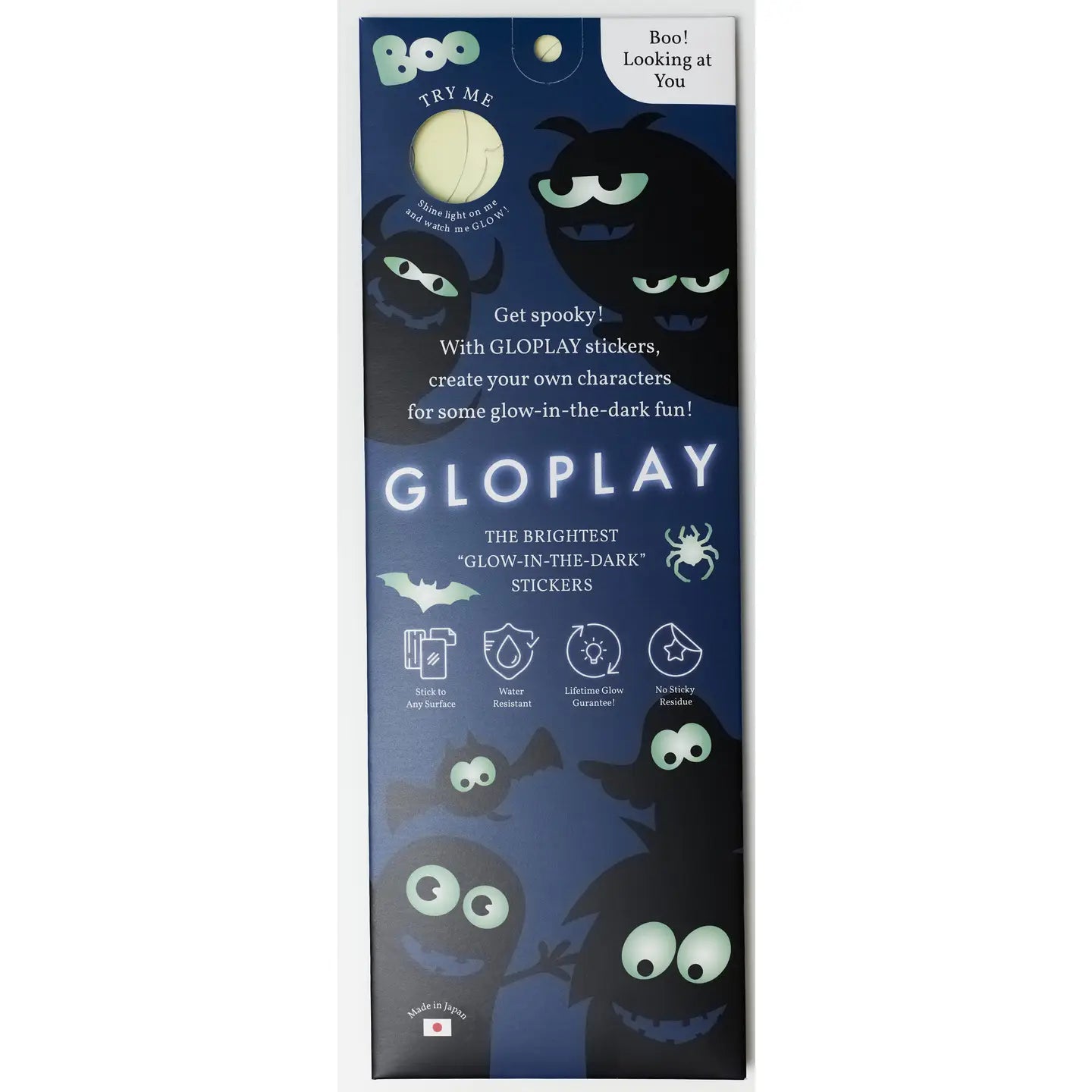 Boo! Glow in the Dark Stickers by Gloplay