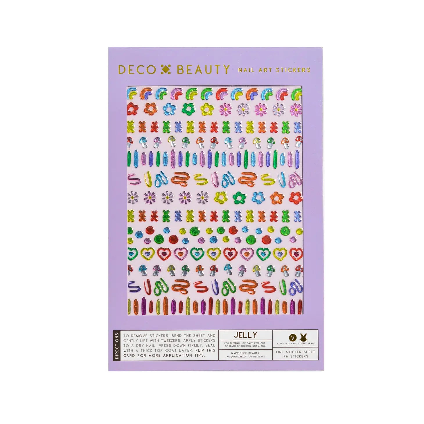 Jelly Nail Art Stickers by Deco Beauty