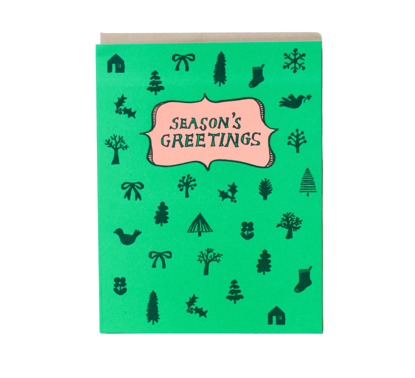 Season's Greetings Card by Egg Press
