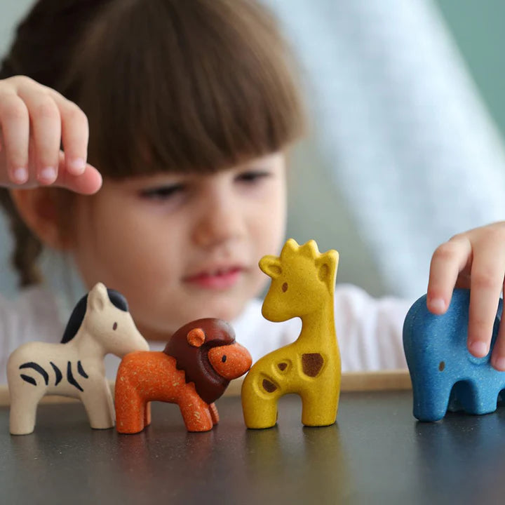 Wild Animals Set by Plan Toys