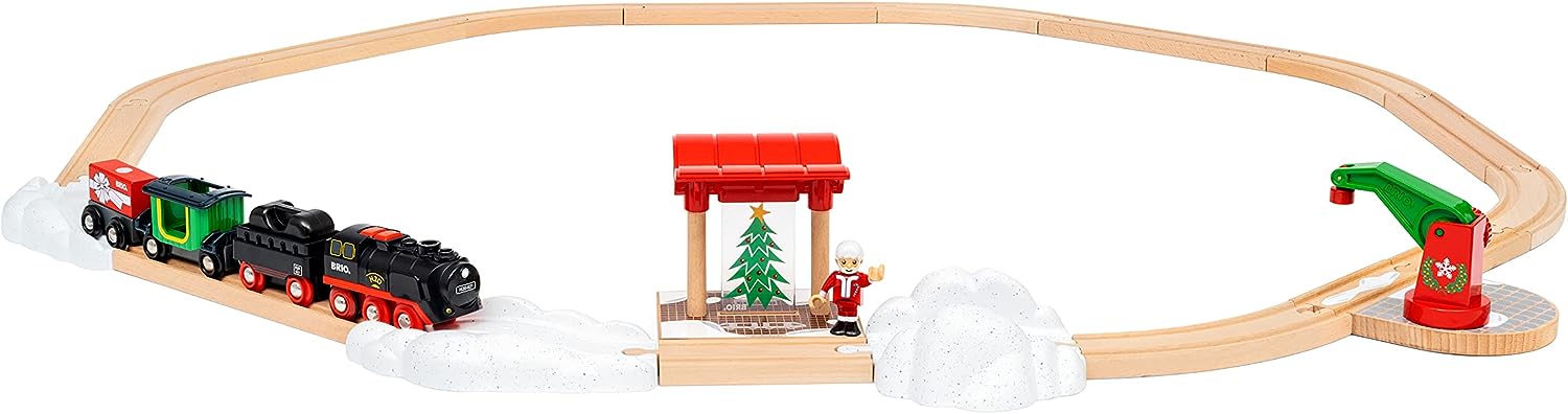 Christmas Steaming Train Set by BRIO