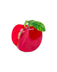 Mini Red Apple Hair Claw Clip