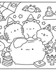 Cute & Cozy Coloring: Spooky by Beckycas