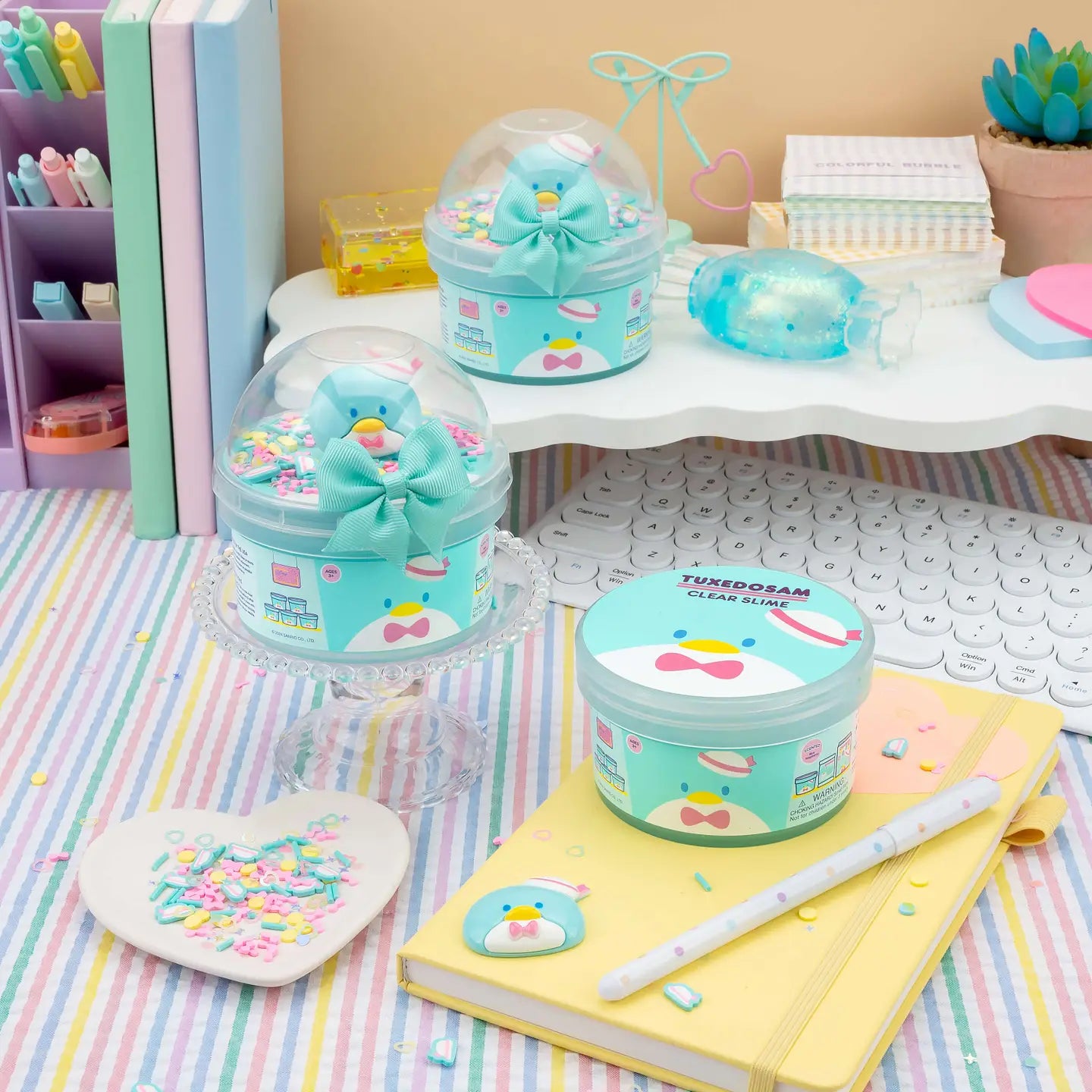 Tuxedosam Clear Slime by The Kawaii Company