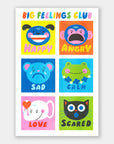 Big Feelings Club Emotion Chart Poster