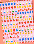 Miffy's Fresh Fruit Nail Stickers