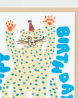 Party Cheetah Birthday Card by Egg Press