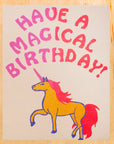 Magical Birthday Greeting Card by Alphabet Studios