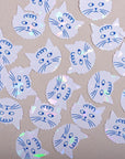Cloud Cat Rainbow Sun Catcher Sticker