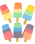 3 Color Popsicle Glitter Chalk 6 Pack