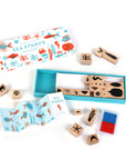 Sea Stamps (25 Rubber Stamps-Two Ink Colors)