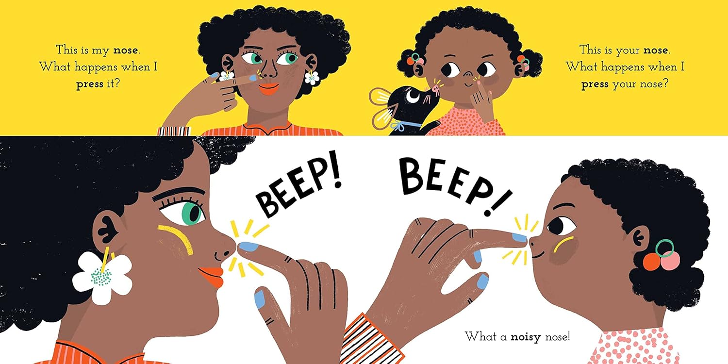 The Nose, Toes, and Tummy Book - Board Book by Sally Nicholls and Gosia Herba