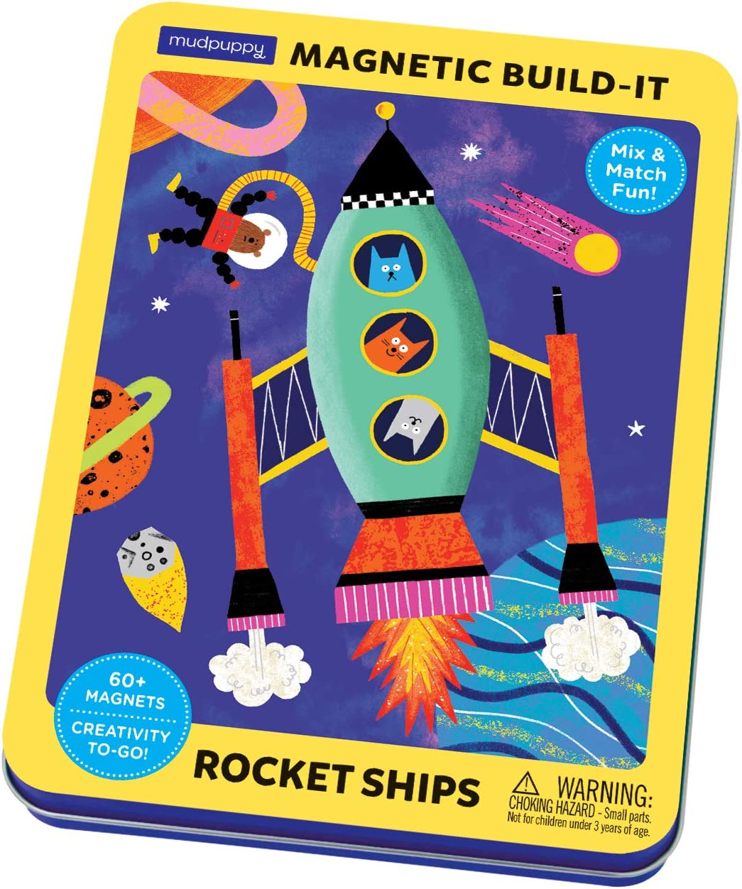 Rocket Ships Magnetic Build-It by Mudpuppy