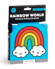 Rainbow World Crinkle Stroller Book by Mochi Kids for Mudpuppy