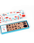 Sea Stamps (25 Rubber Stamps-Two Ink Colors)