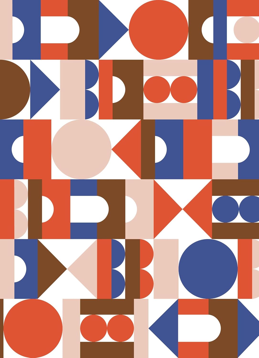 Shapes and Patterns Wrapping Paper by Amanda Jane Jones