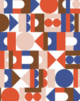 Shapes and Patterns Wrapping Paper by Amanda Jane Jones