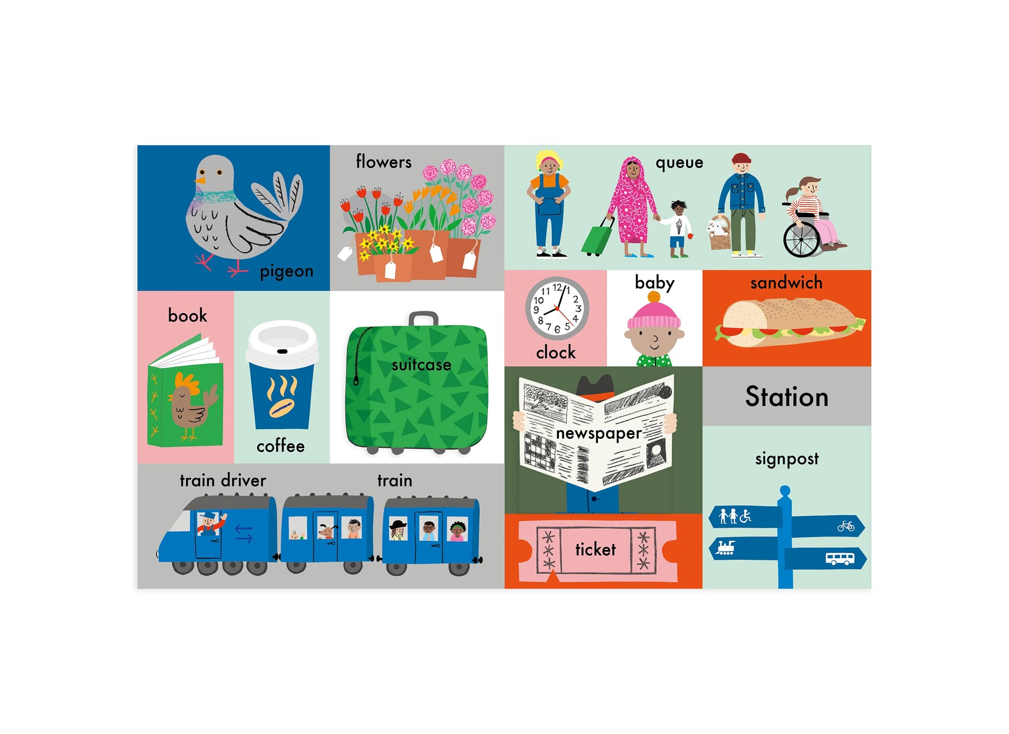 100 First Words: City Book by Edward Underwood