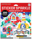 Christmas Cheer Sticker Sparkle Poster