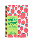 Strawberry Letterpress Spiral Notebook by And Here We Are