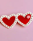 SALE Laced Heart Clip by Centinelle