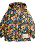 Violas All Over Hooded Puffer Jacket