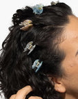 Micro Fish Hair Claw Clip Set