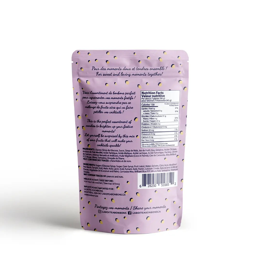 Sour Cocktail Gummies by La boîte à bonbons