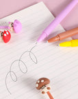 Mushroom Buddy Wiggle Gel Pen by BCmini