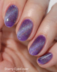 Holographic Silver Starry Eyed Magnetic Nail Polish