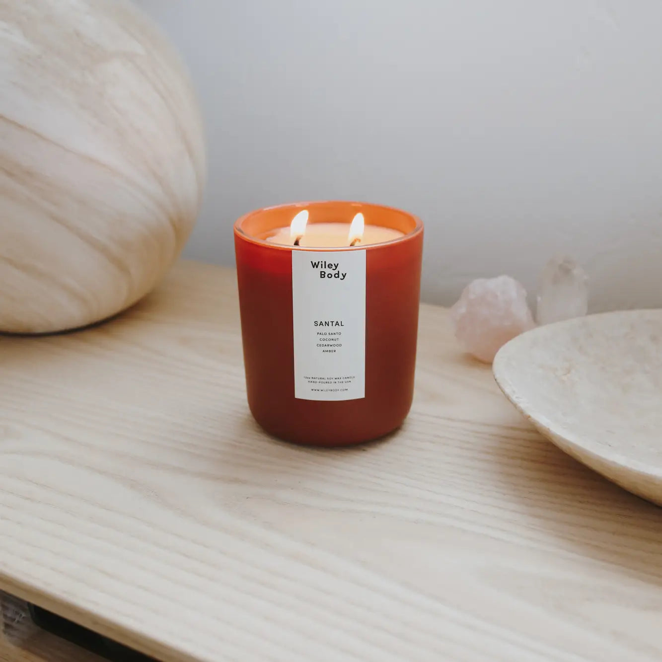 The Candle- Santal by Wiley Body