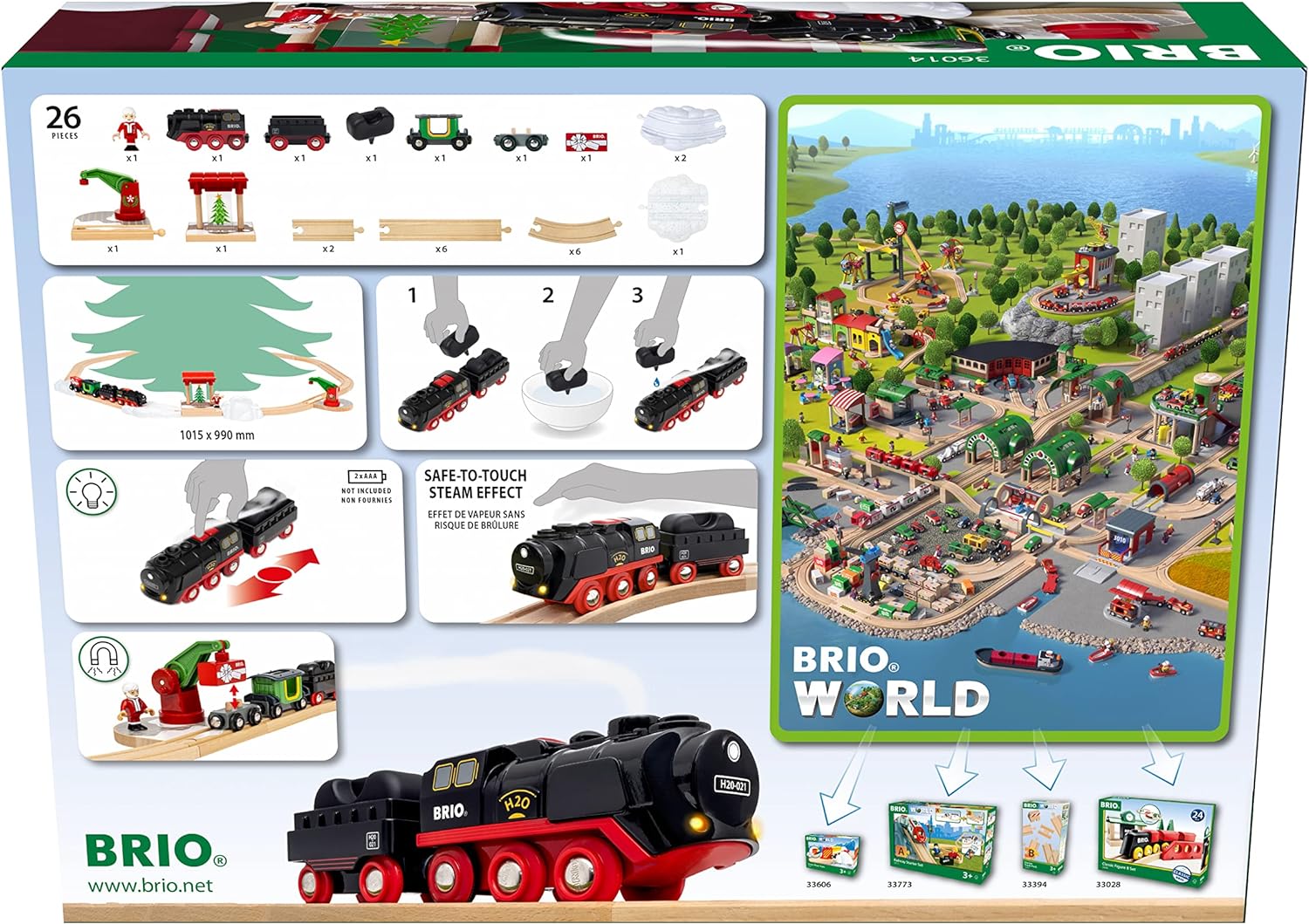 Christmas Steaming Train Set by BRIO