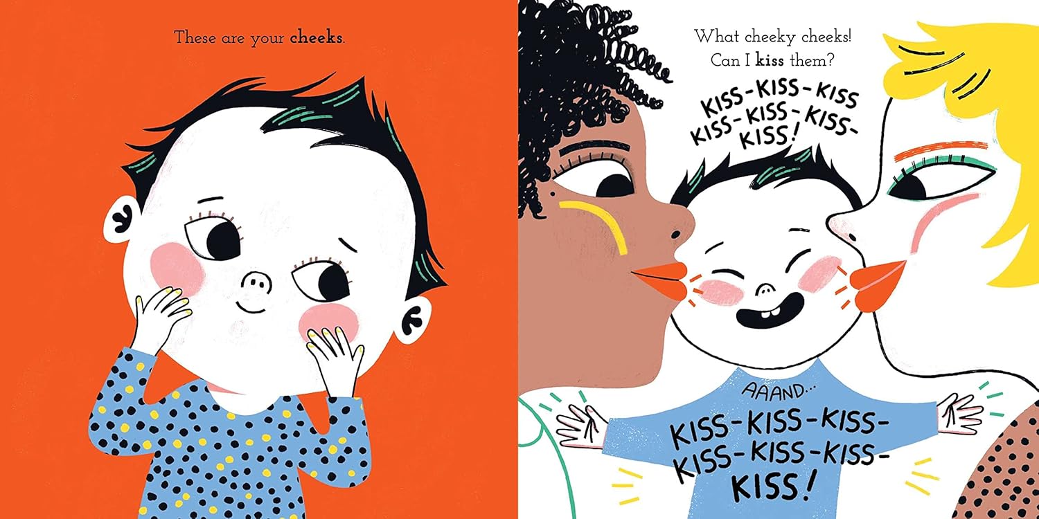 The Nose, Toes, and Tummy Book - Board Book by Sally Nicholls and Gosia Herba