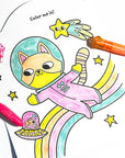 Lucky Cat Paw: Neon Scented Highlighters (Set of 6)