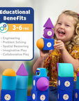 Critter Set Magnetic Foam Blocks