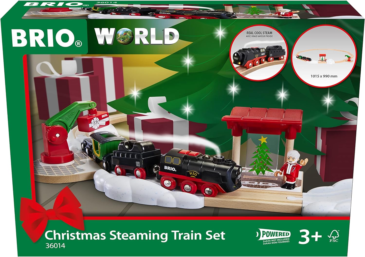 Christmas Steaming Train Set by BRIO