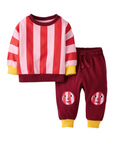 Hanna Andersson x Dusen Dusen Baby Sweatset - Red