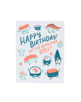 Happy Birthday Sushi Roll Card