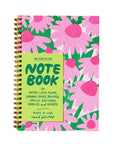 Coneflower Wildflower A5 Letterpress Spiral Notebook