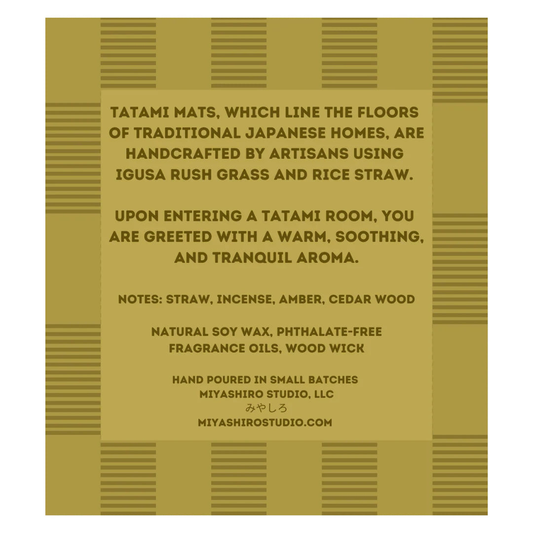 Tatami Candle by Miyashiro Studio
