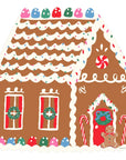 Gingerbread House Shaped Jigsaw Puzzle
