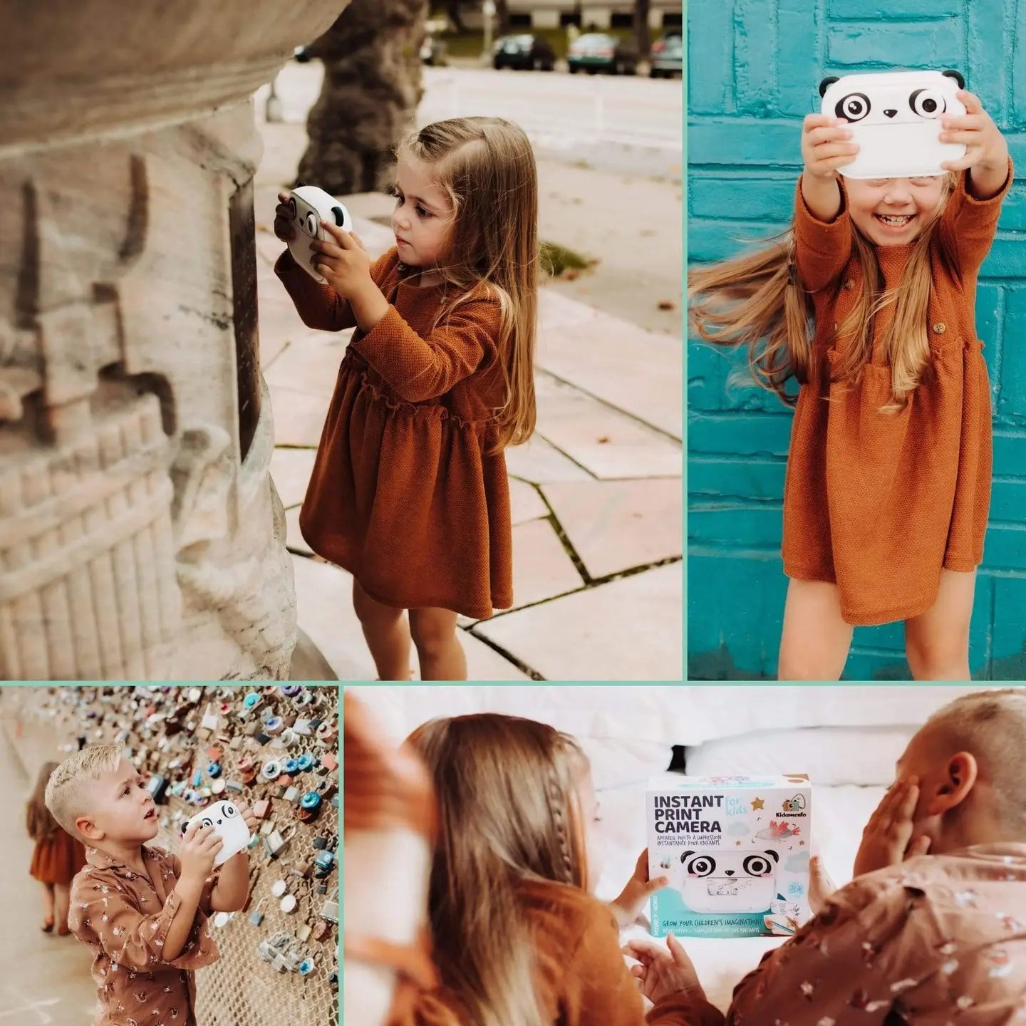 Koko the Panda Instant Print Kids Camera by Kidamento