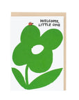 Welcome Little One Ladybug card by Egg Press