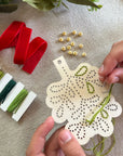 Stitched Mistletoe Decoration Kit by Cotton Twist