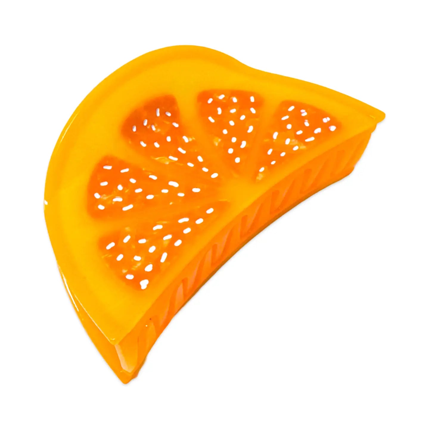 Orange Slice Hair Claw by Jenny Lemons