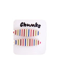 Allie Clips in Oval Vanilla Stripe by Chunks