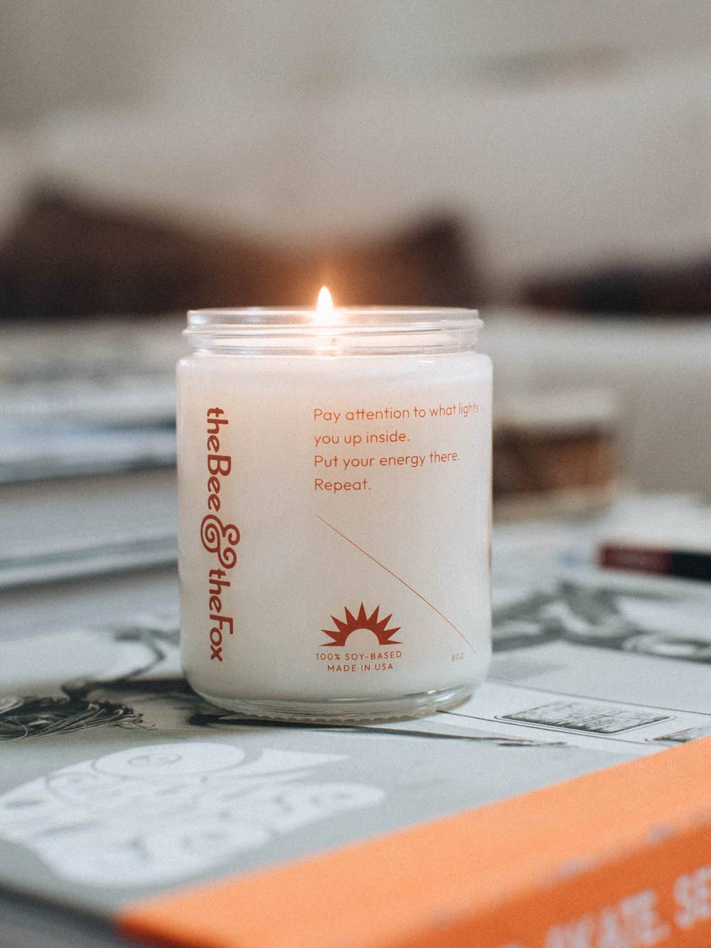 SALE Go with the Glow Candle No.3 - Pepper + Palm Candle by The Bee & The Fox