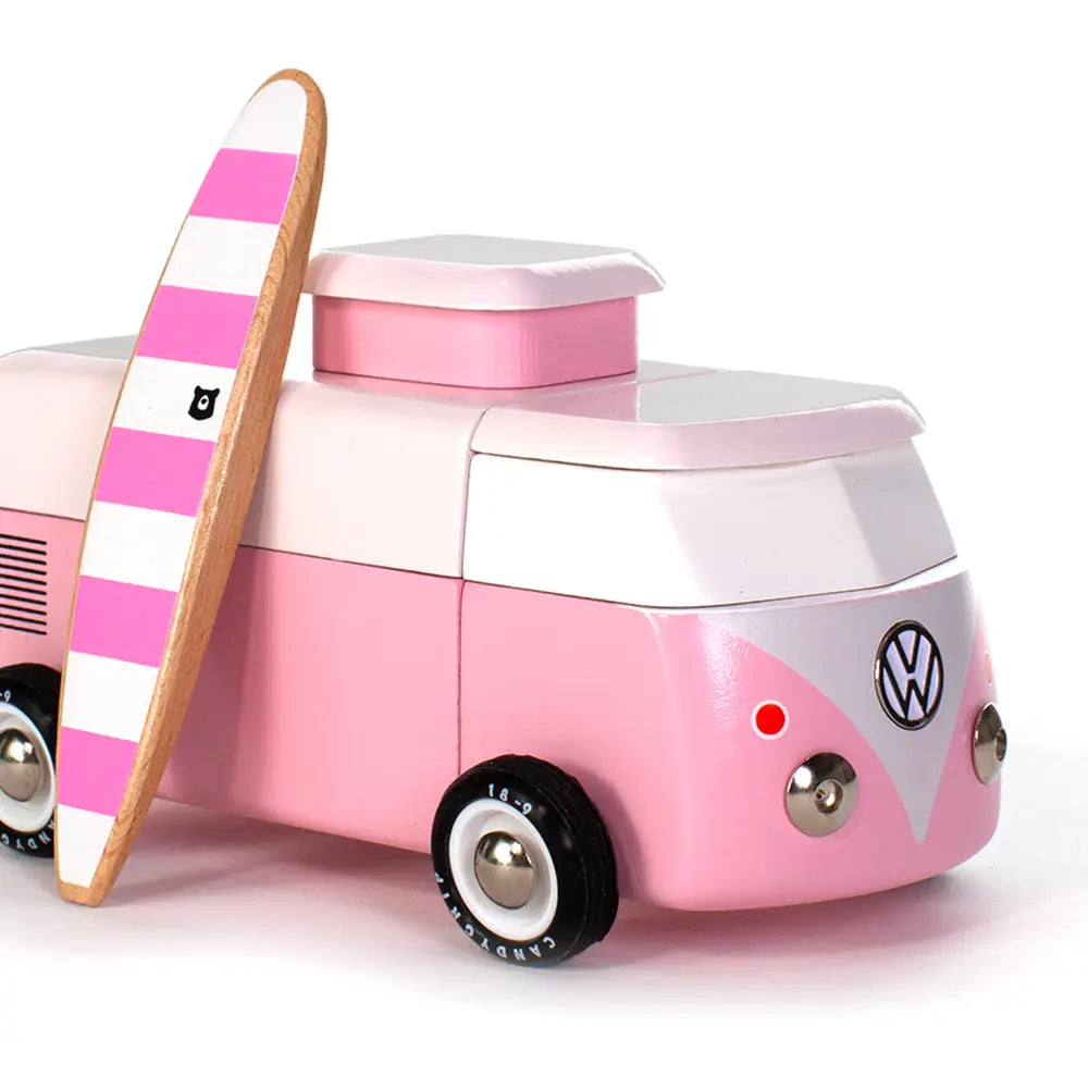VW Beach Bus - Pink by Candylab